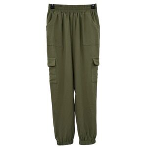 Evereve Raelyn‎ Textured Cargo Jogger Olive Green Size S